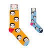 Ronny Chieng Novelty Socks in yellow and in blue