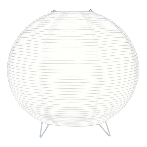 Decorative round candle lantern with fine lines. This centerpiece lantern has a 3 pronged leg