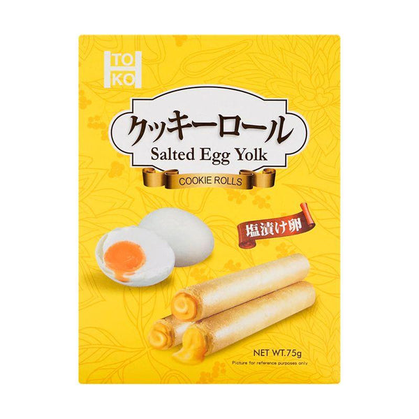 salted egg yolk flavor cookie rolls