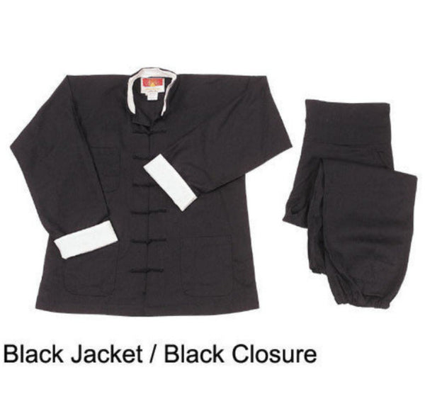 Cotton Twill Kung-Fu Jacket / Pant Set