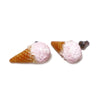 Pink Ice Cream Earrings studs