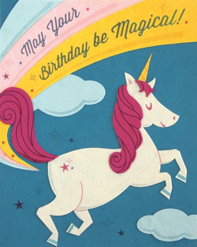 Handcrafted Cards: Unicorn Birthday