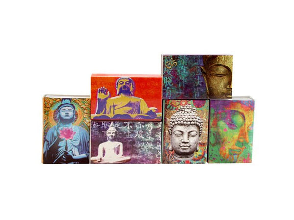 Mini-Match Box with Buddha Designs
