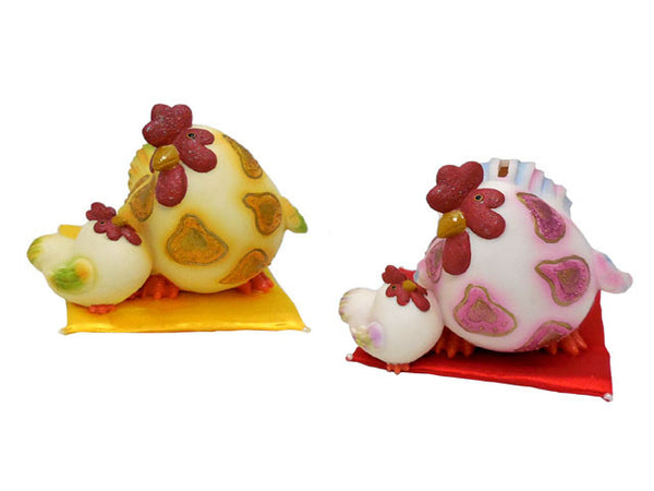 Two Hen with baby ceramic coin bank