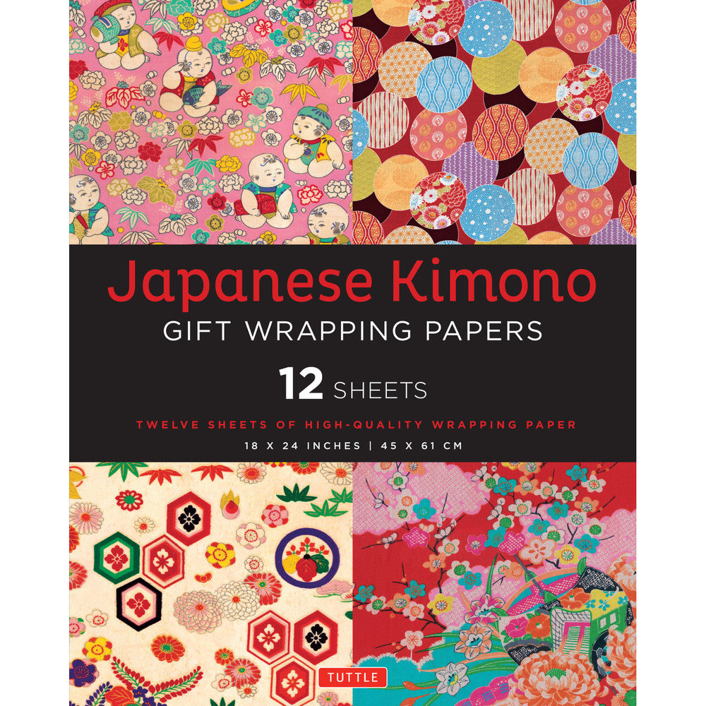 Japanese Kimono Gift Wrapping Papers
