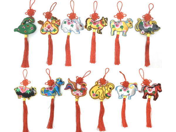 All 12 chinese zodiac ornament. 