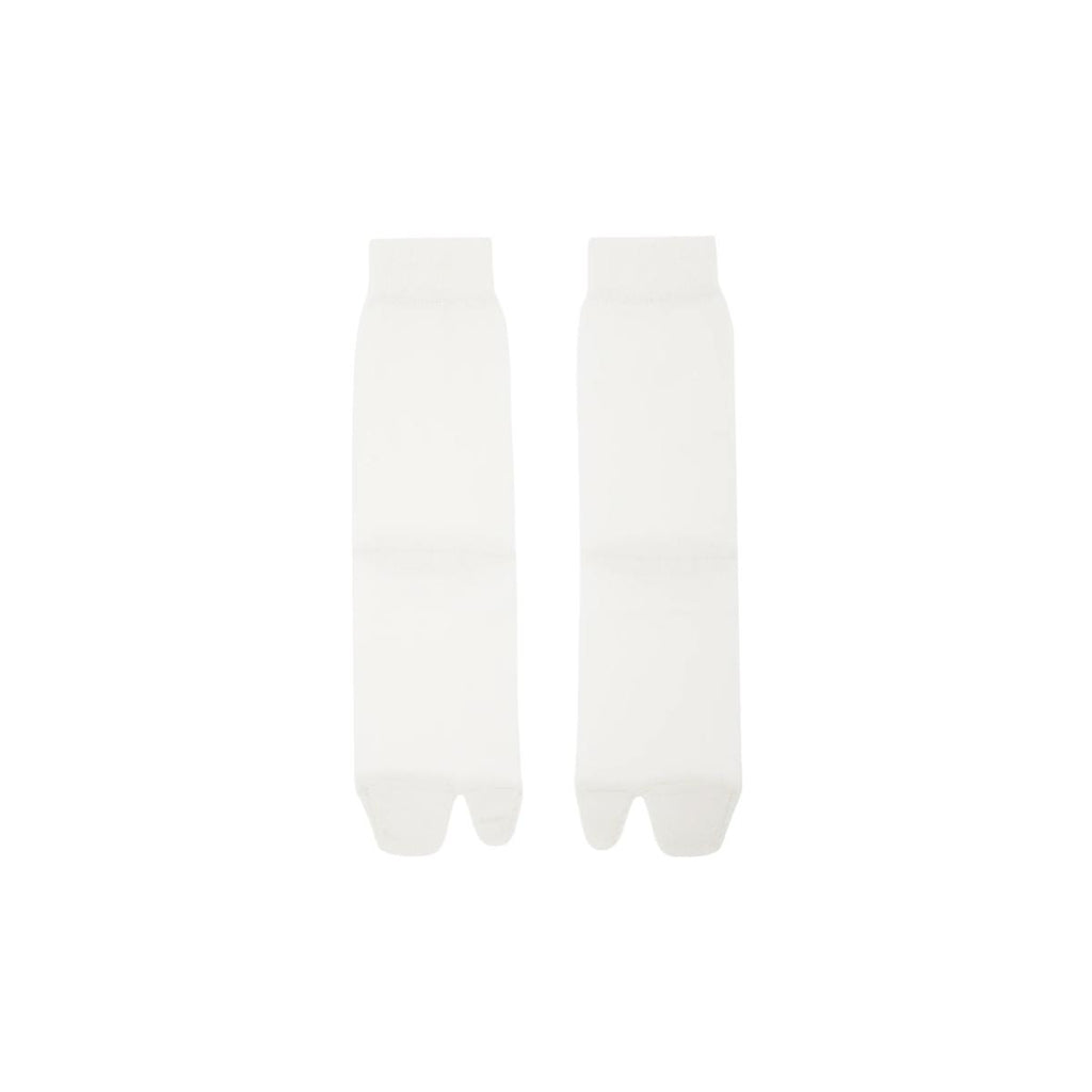 Split Tabi Socks Cotton/Spandex - White